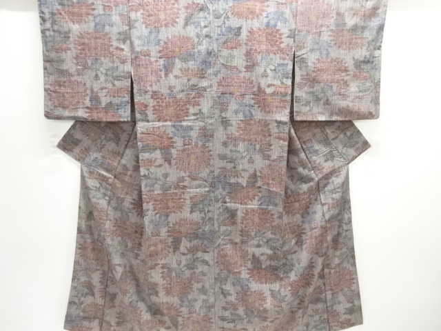 JAPANESE KIMONO / MAWATA TSUMUGI / WOVEN KIKU